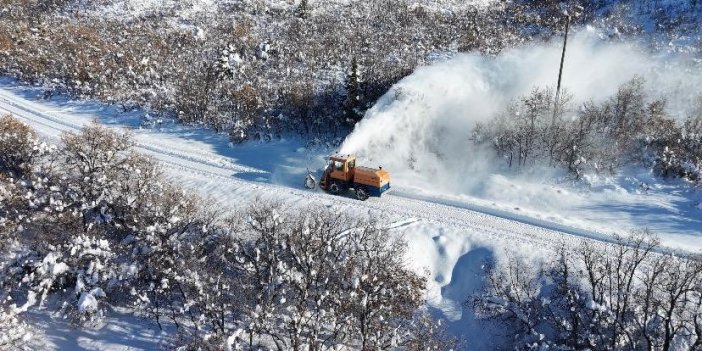 Tunceli’de kar engeli: 209 köy yolu kapandı