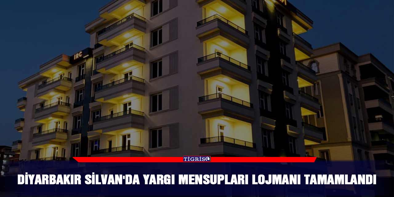 Diyarbakır Silvan'da yargı mensupları lojmanı tamamlandı