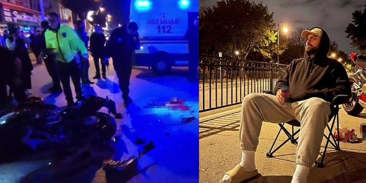 Fenomen motosikletçinin ölüm anı güvenlik kamerasında