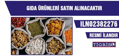 GIDA ÜRÜNLERİ SATIN ALINACAKTIR