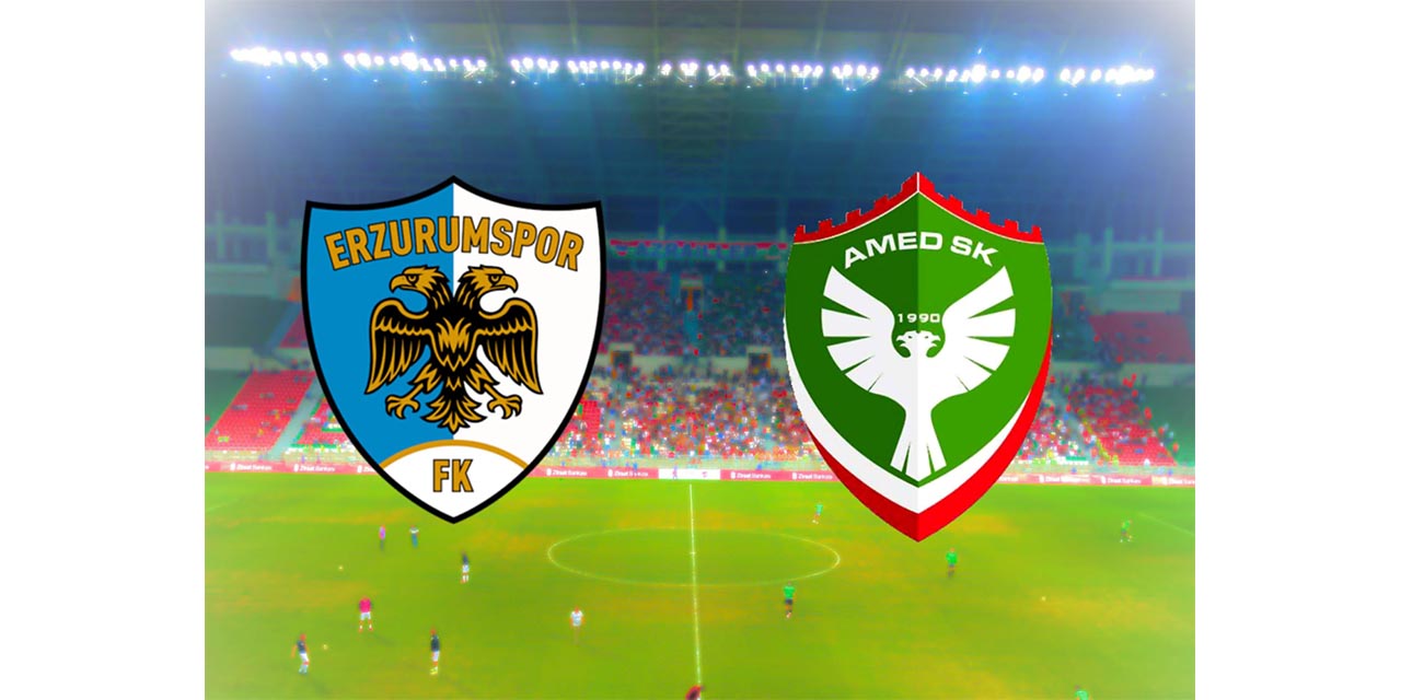Erzurumspor FK-Amedspor: İlk 11'ler belli oldu