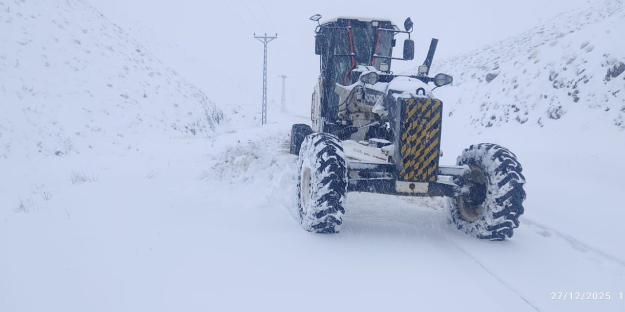 Elazığ’da 482 köy yolu ulaşıma kapandı