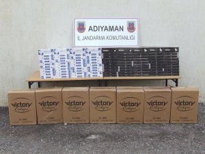 Adıyaman'da 7 bin paket kaçak sigara ele geçirildi