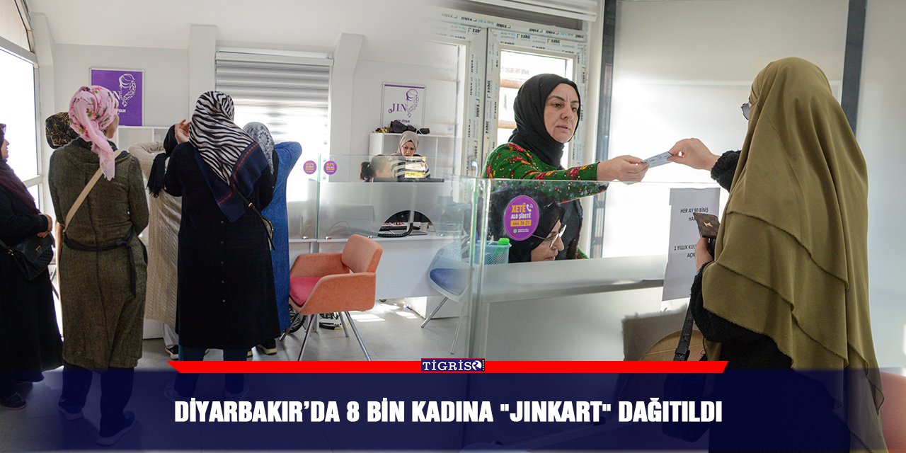 Diyarbakır’da 8 bin kadına "JINKART" dağıtıldı