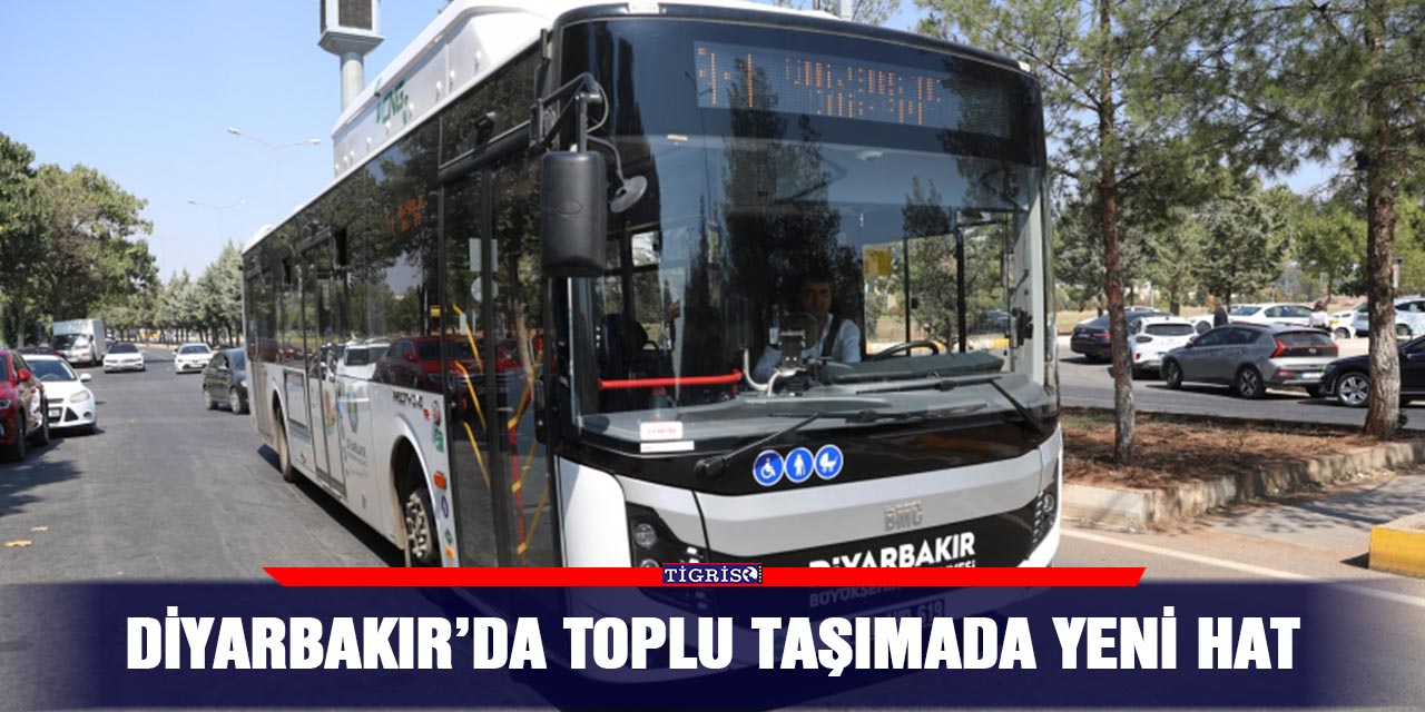 Diyarbakır’da toplu taşımada yeni hat