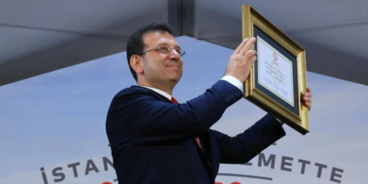 Ekrem İmamoğlu'nun diploması davası reddedildi