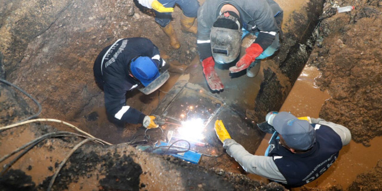 Diyarbakır’da su arızası giderildi