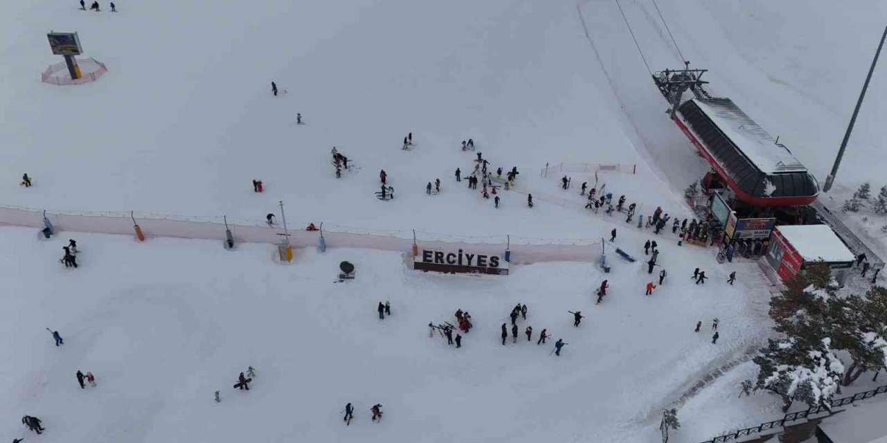Erciyes’te sömestir yoğunluğu