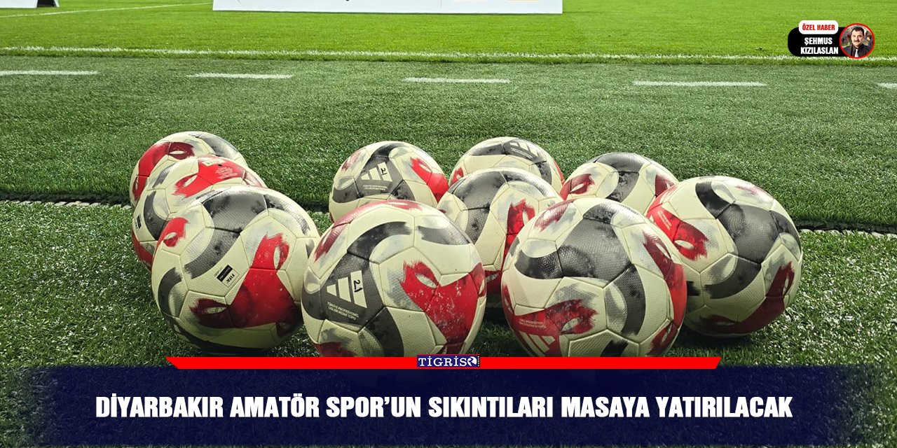 Diyarbakır Amatör Spor’un sıkıntıları masaya yatırılacak