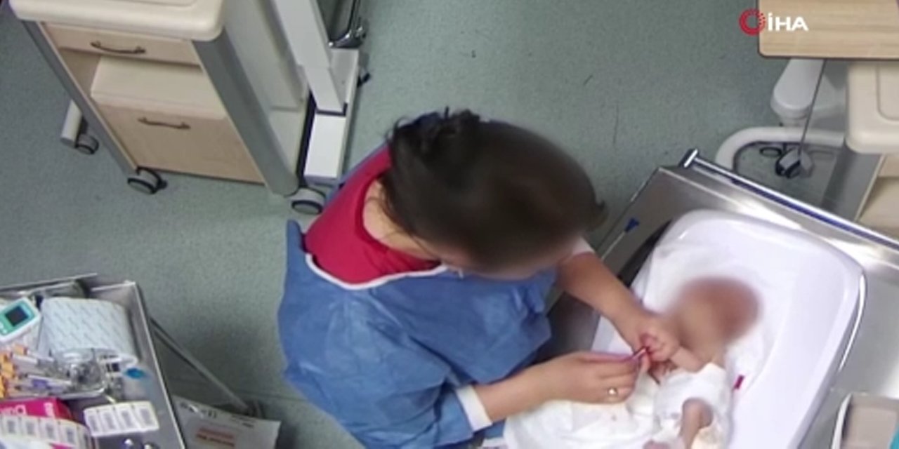 Engelli bırakılan 5 günlük bebeğin hemşiresi teslim oldu