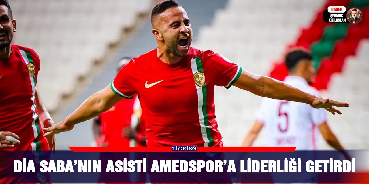 Dia Saba’nın asisti Amedspor’a liderliği getirdi