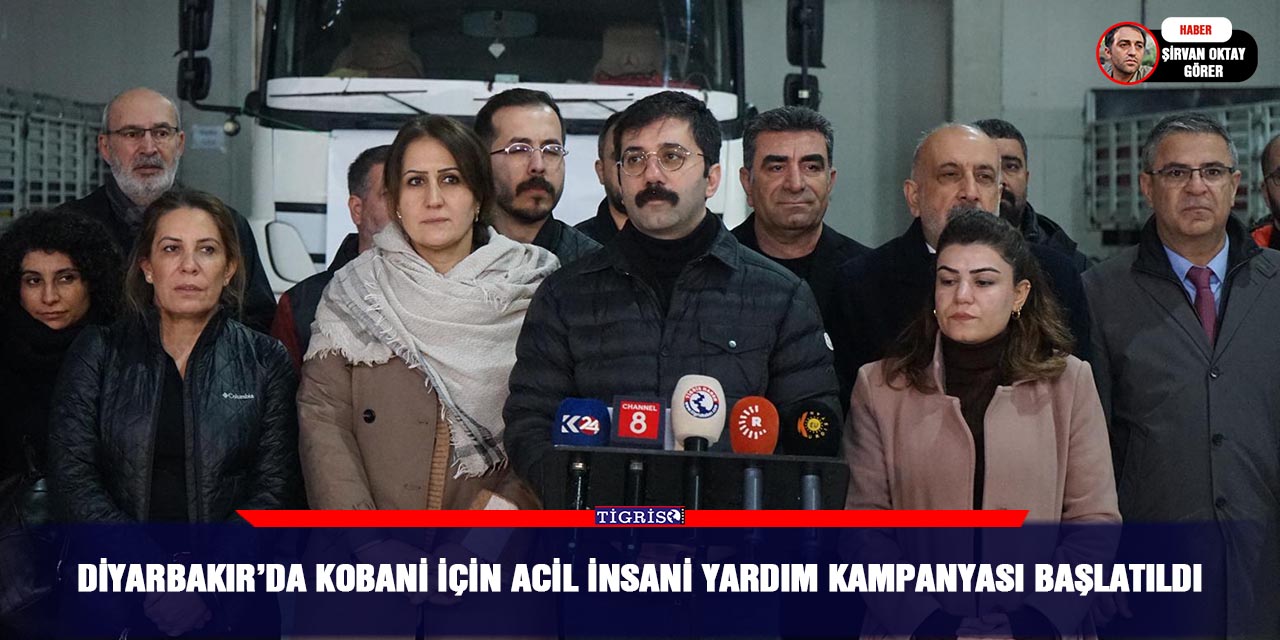 Diyarbakır’da Kobani için acil insani yardım kampanyası başlatıldı