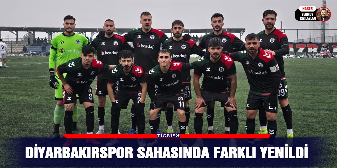 Diyarbakırspor sahasında farklı yenildi