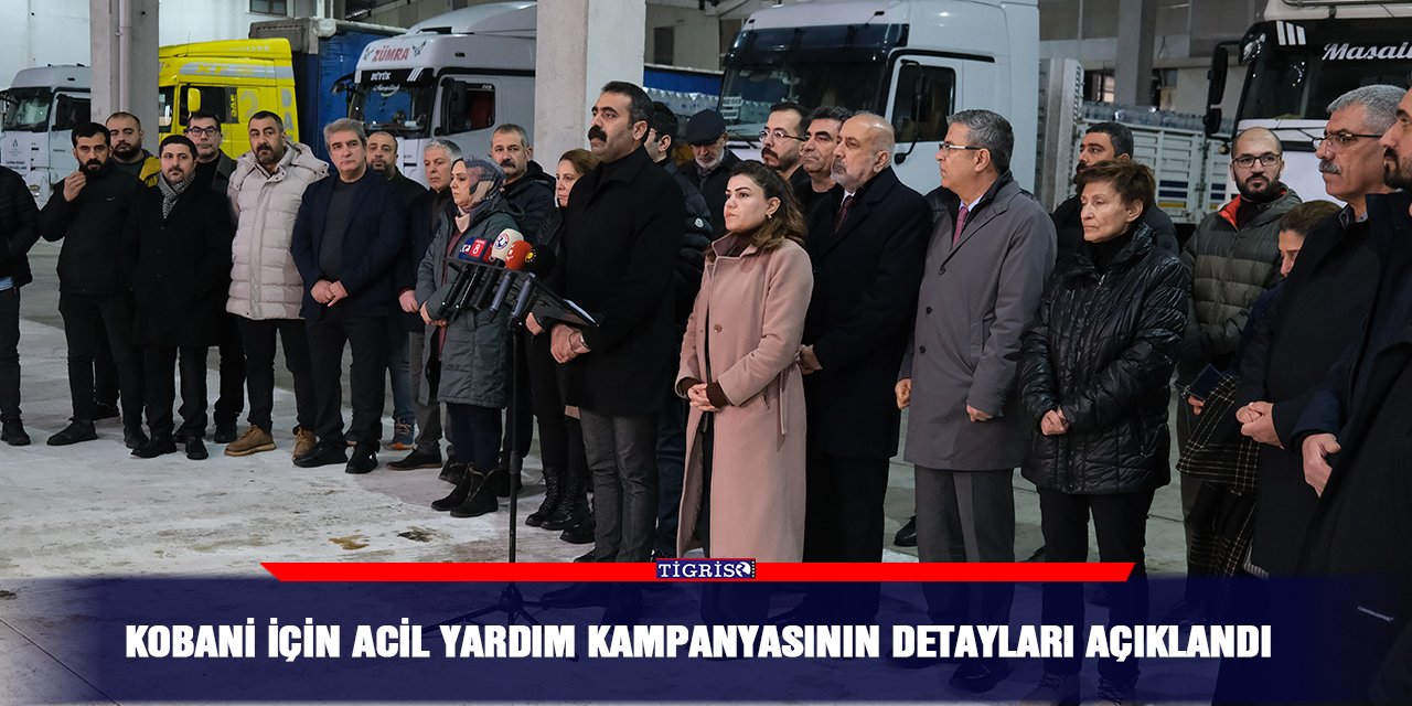 Kobani için acil yardım kampanyasının detayları açıklandı
