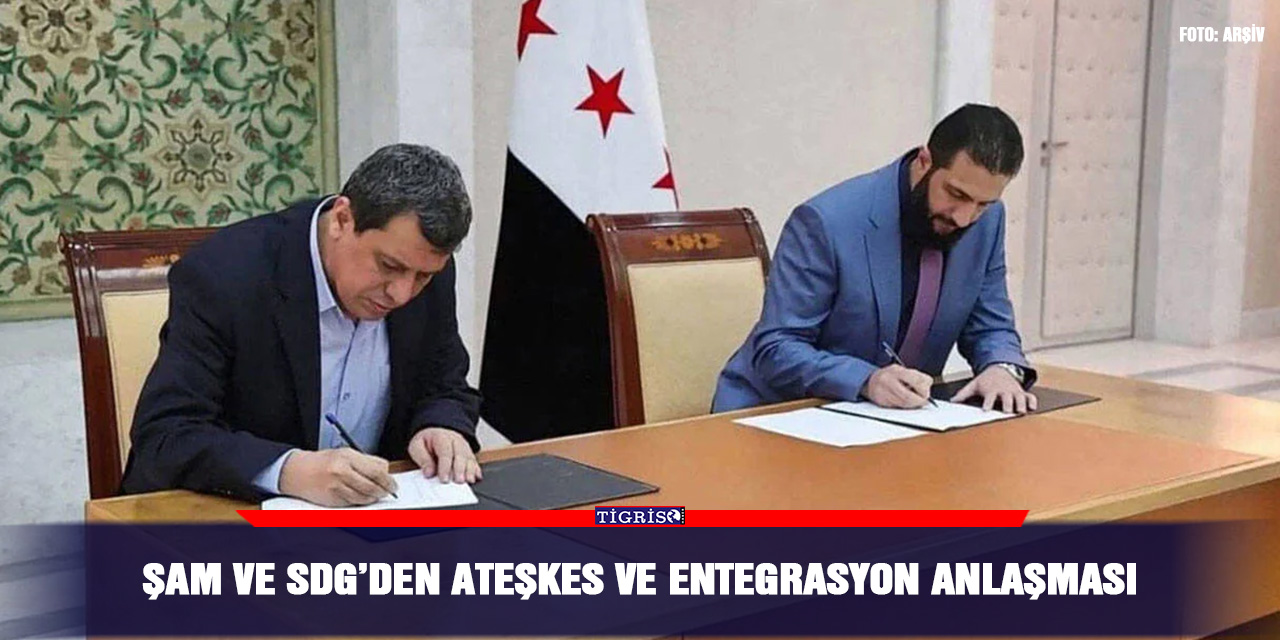 Şam ve SDG’den ateşkes ve entegrasyon anlaşması