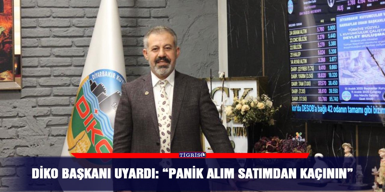 DİKO Başkanı Uyardı: “Panik alım satımdan kaçının”