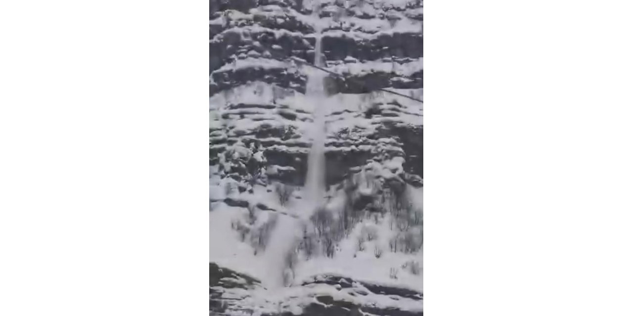 Şırnak’ta aşırı yağış sonrası çığ düştü