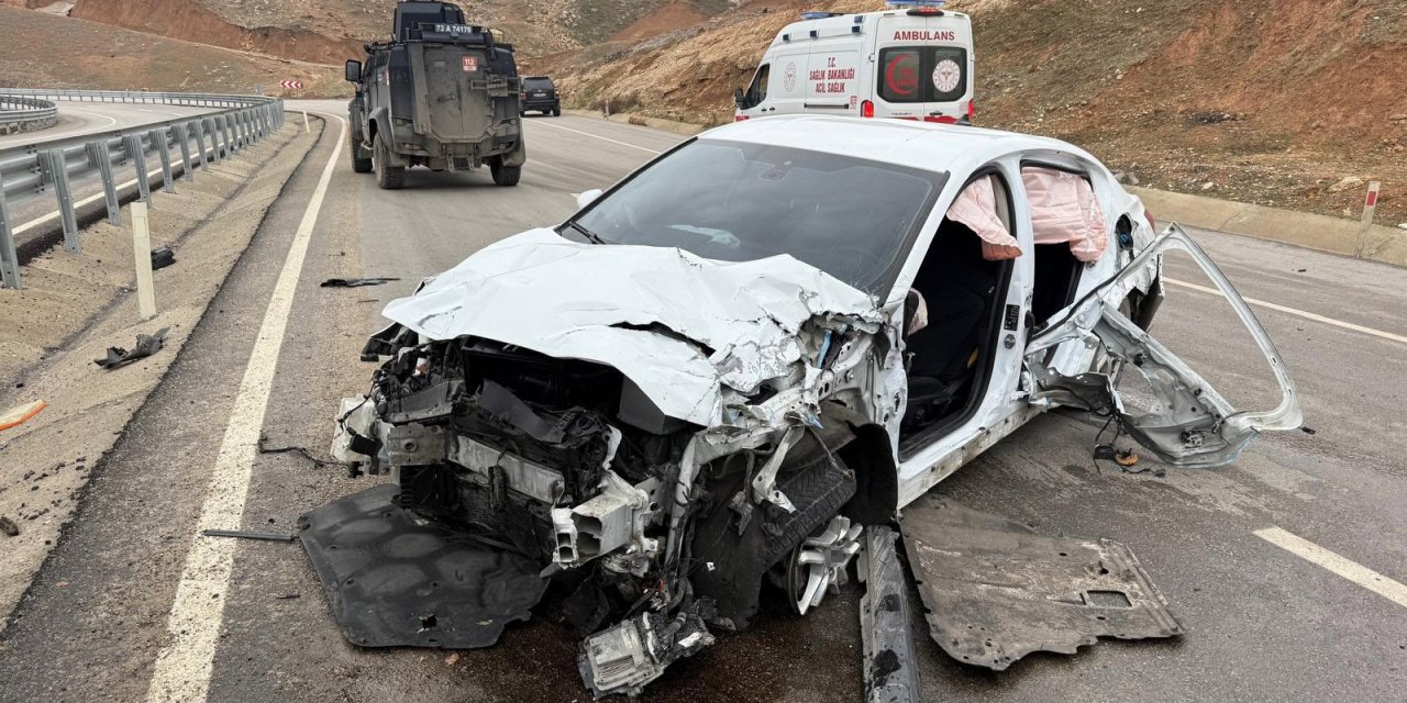 Cizre'de kaza: 5 yaralı