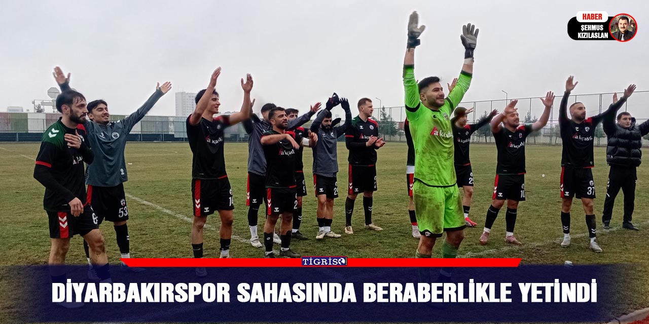 Diyarbakırspor Sahasında Beraberlikle Yetindi