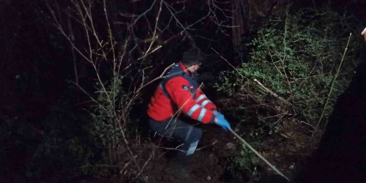 Hatay’da kepçe uçuruma düştü