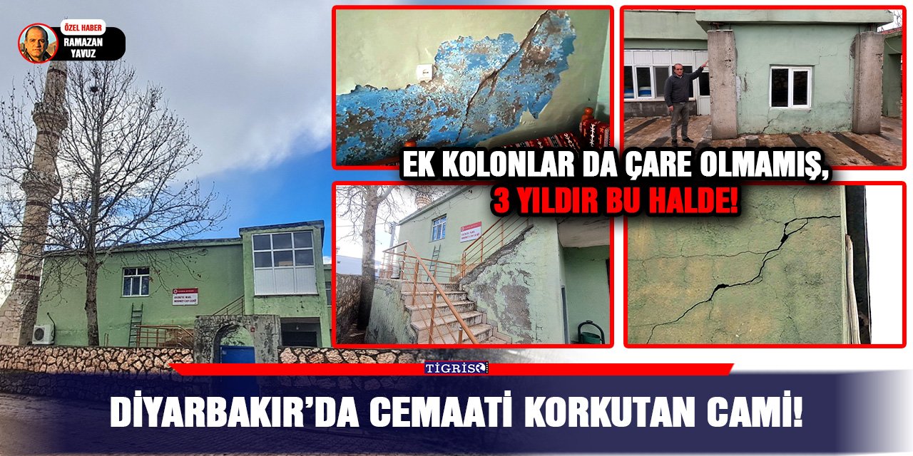 Diyarbakır’da cemaati korkutan cami!