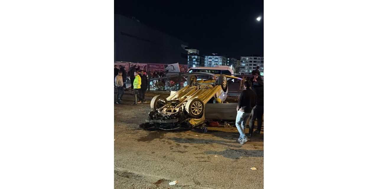 Otomobil takla attı: 1 yaralı