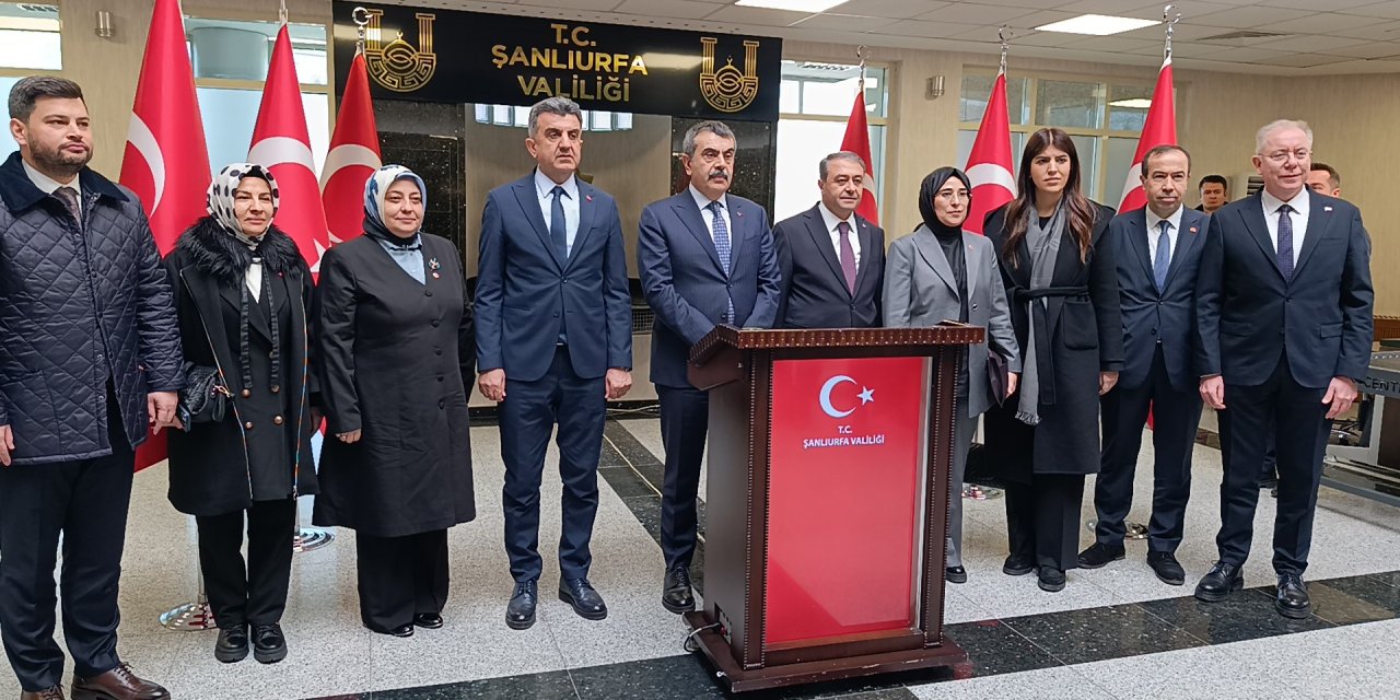 Bakan Yusuf Tekin Şanlıurfa'da