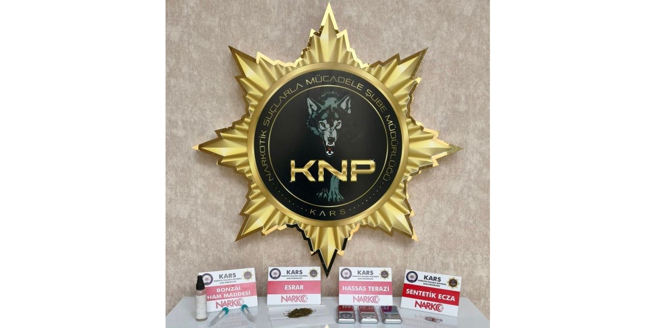 Kars’ta uyuşturucu operasyonu