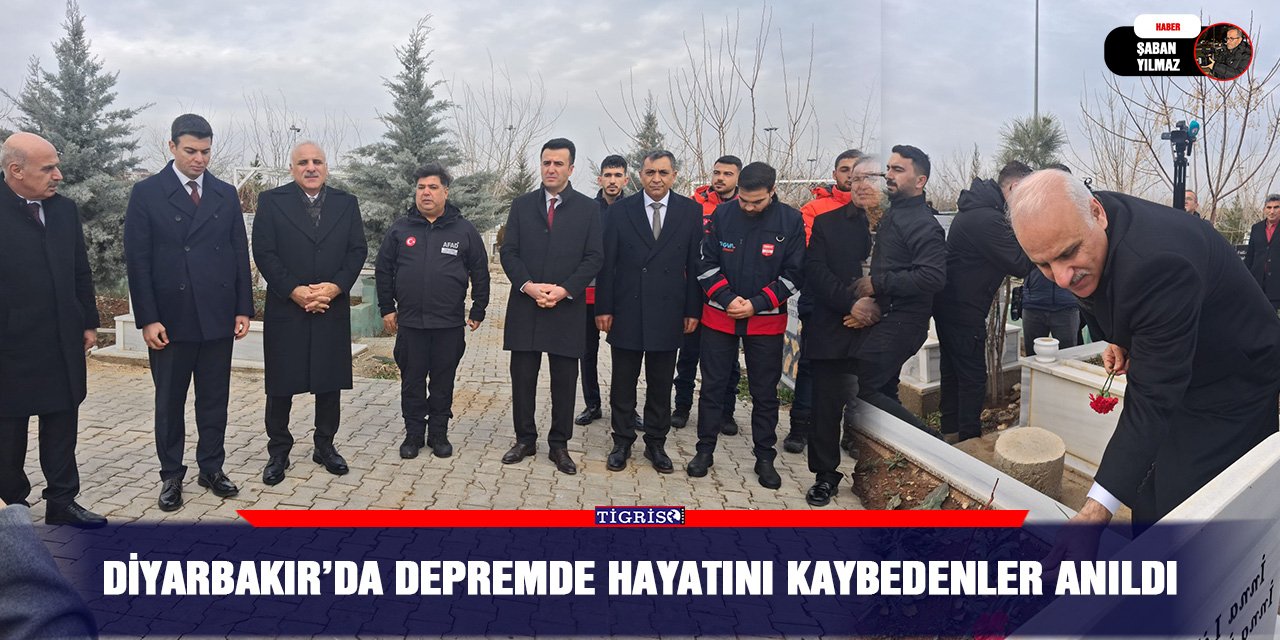 VİDEO - Diyarbakır’da depremde hayatını kaybedenler anıldı