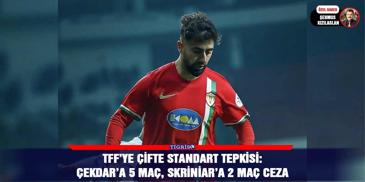 TFF’ye çifte standart tepkisi: Çekdar’a 5 maç, Skriniar’a 2 maç ceza