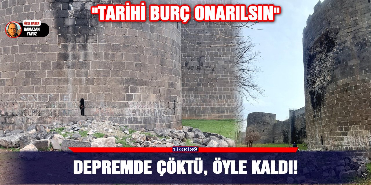 Depremde çöktü, öyle kaldı!