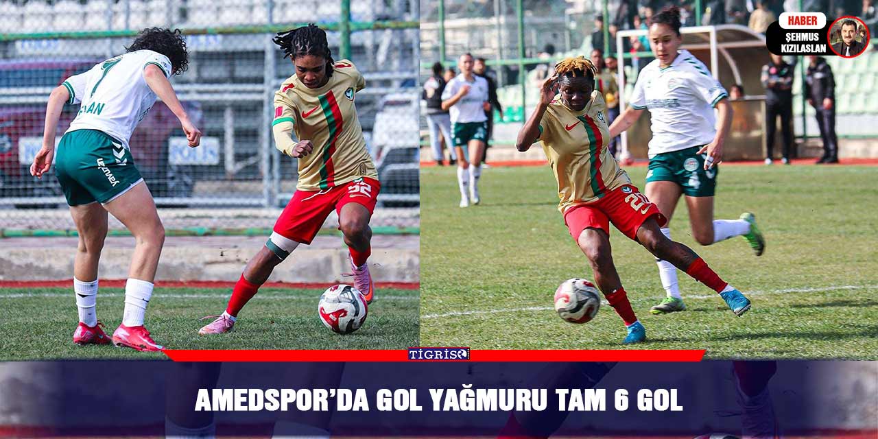 Amedspor’da gol yağmuru tam 6 gol