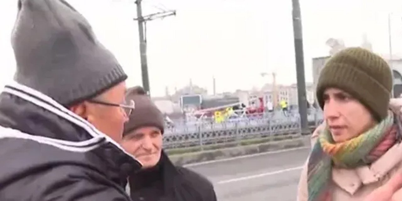 Galata köprüsü’nde şaşkına çeviren olay: “Veganım” diyen kadın, balıkları denize attı