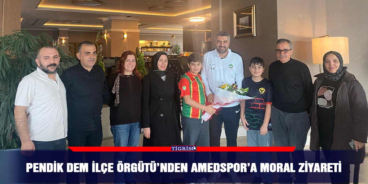 Pendik DEM İlçe Örgütü’nden Amedspor’a moral ziyareti