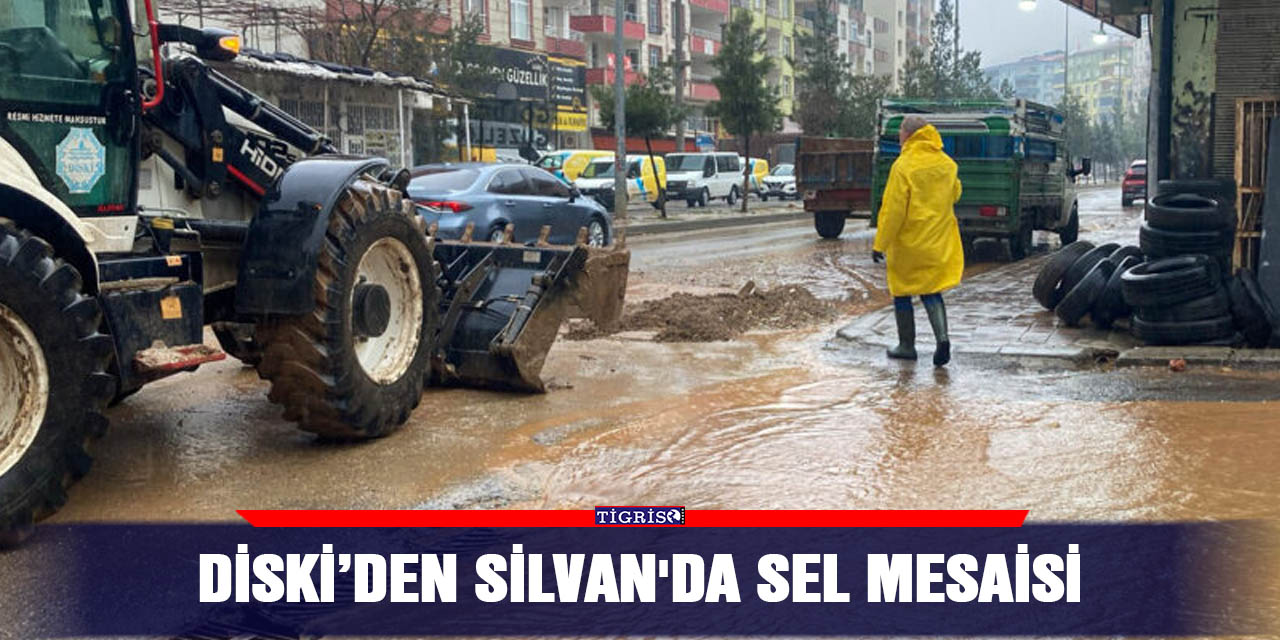 DİSKİ’den Silvan'da sel mesaisi