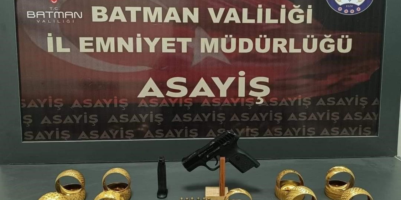 Batman’da silahlı soygun sonrası 8 şüpheli yakalandı