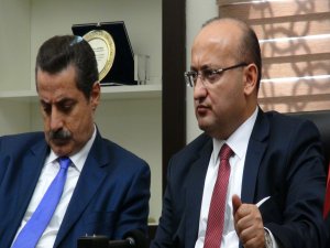 Başbakan yardımcısı Akdoğan ve Bakan Çelik, Başkan Güvenç’i ziyaret etti