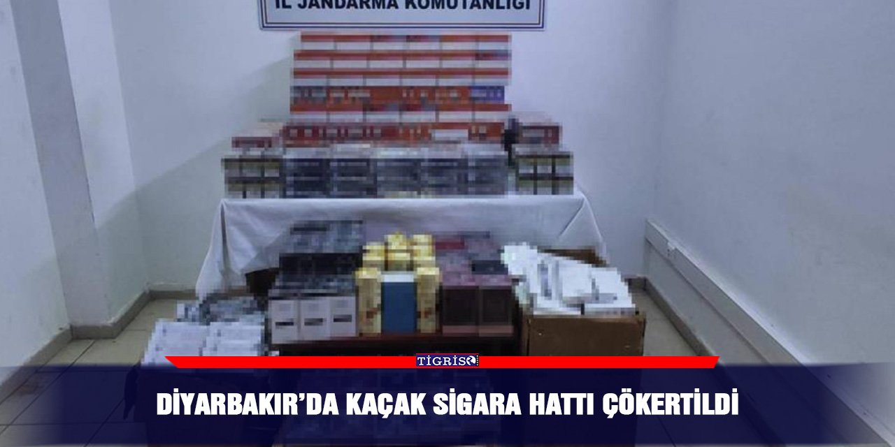 Diyarbakır’da kaçak sigara hattı çökertildi