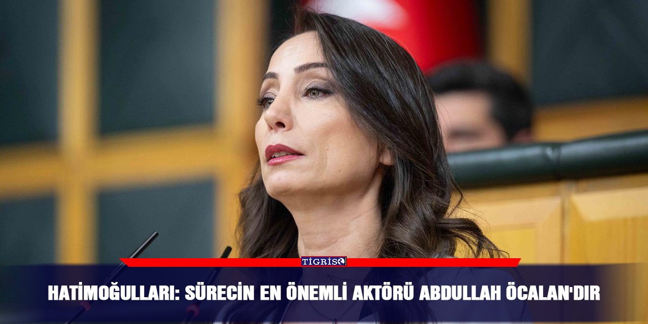 Hatimoğulları: Sürecin en önemli aktörü Abdullah Öcalan'dır