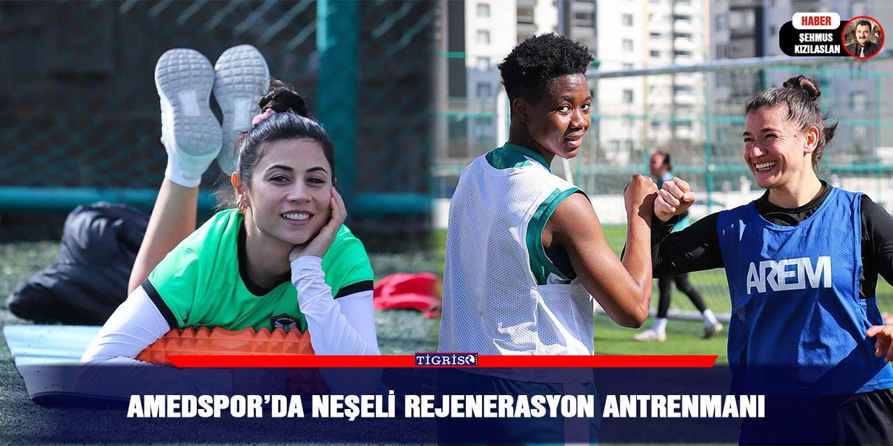 Amedspor’da neşeli rejenerasyon antrenmanı