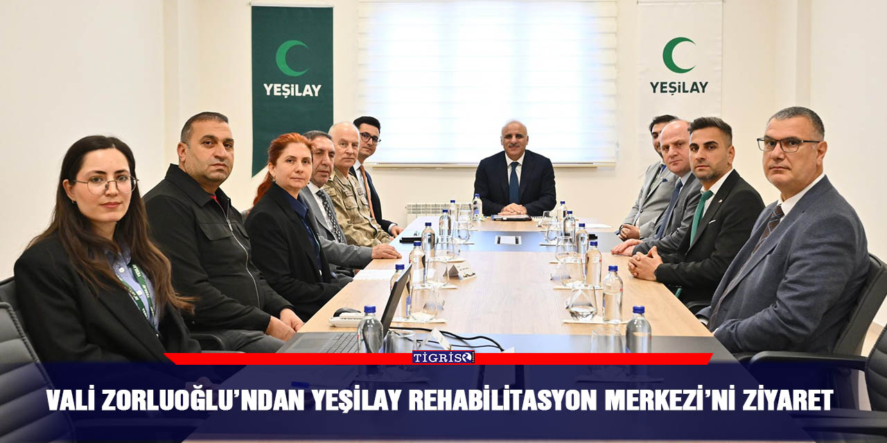 Vali Zorluoğlu’ndan Yeşilay Rehabilitasyon Merkezi’ni ziyaret