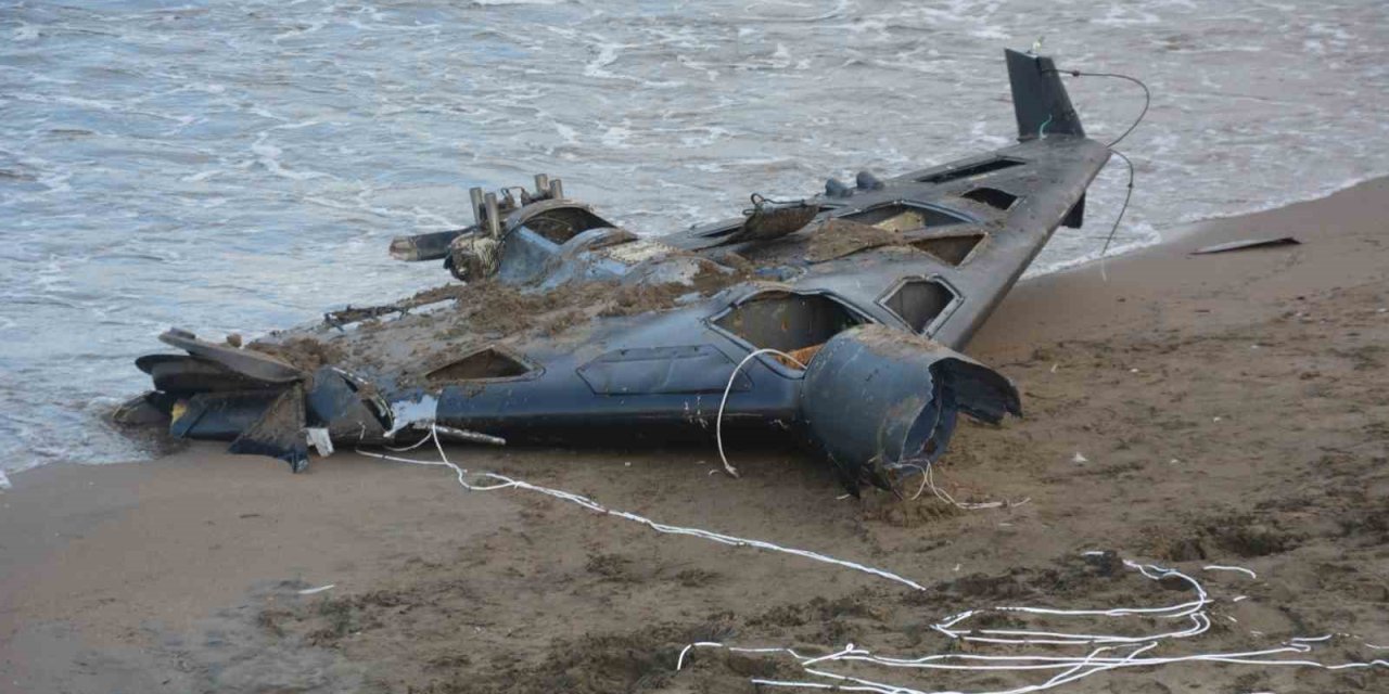Sahilde bulunan İHA’nın ait olduğu ülke belirlendi