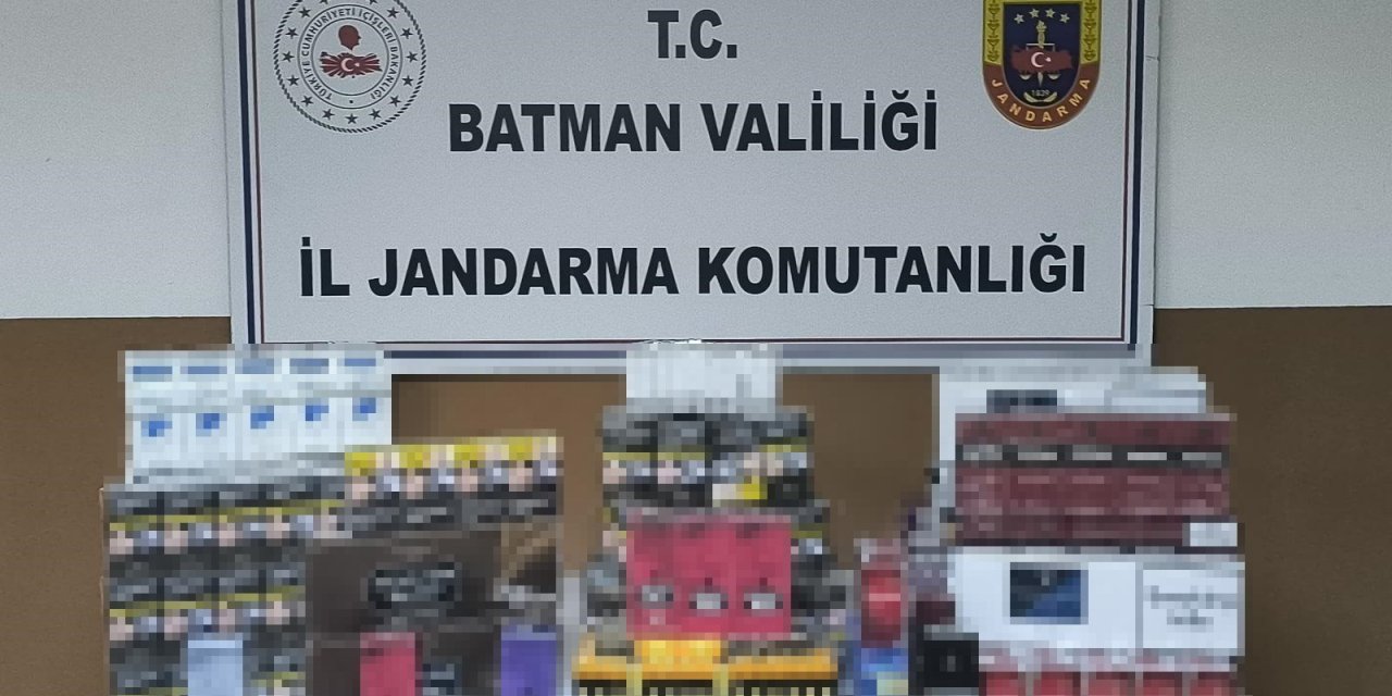 Batman'da kaçak sigara operasyonu