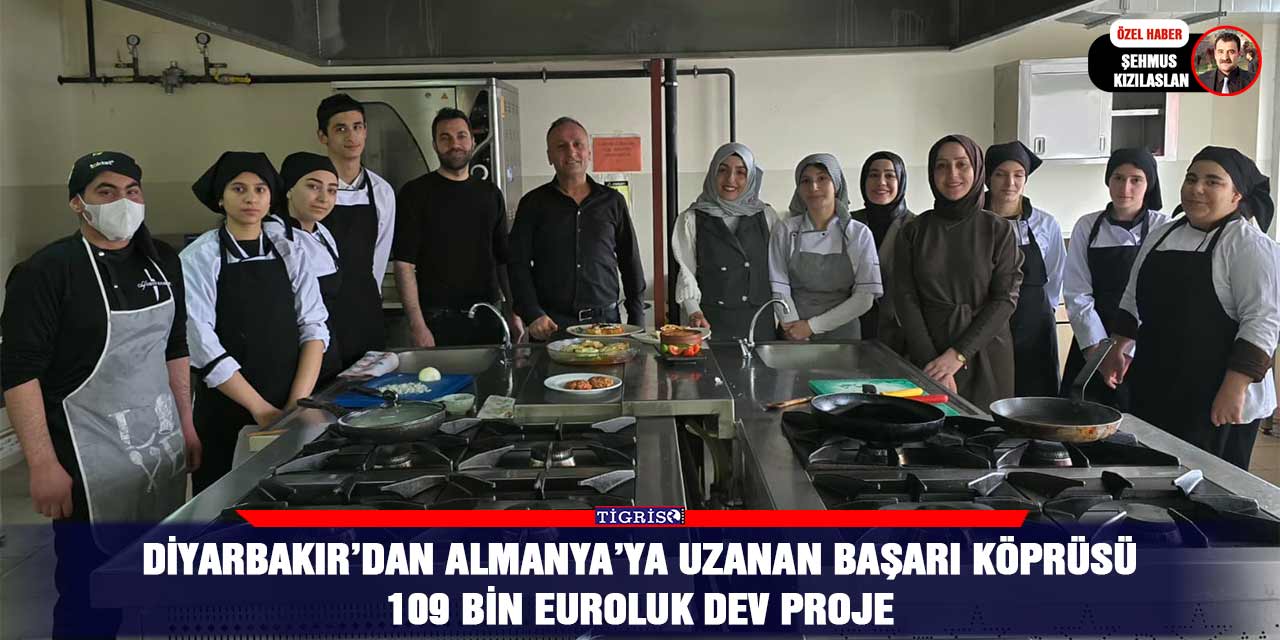 Diyarbakır’dan Almanya’ya uzanan başarı köprüsü: 109 bin euroluk dev proje