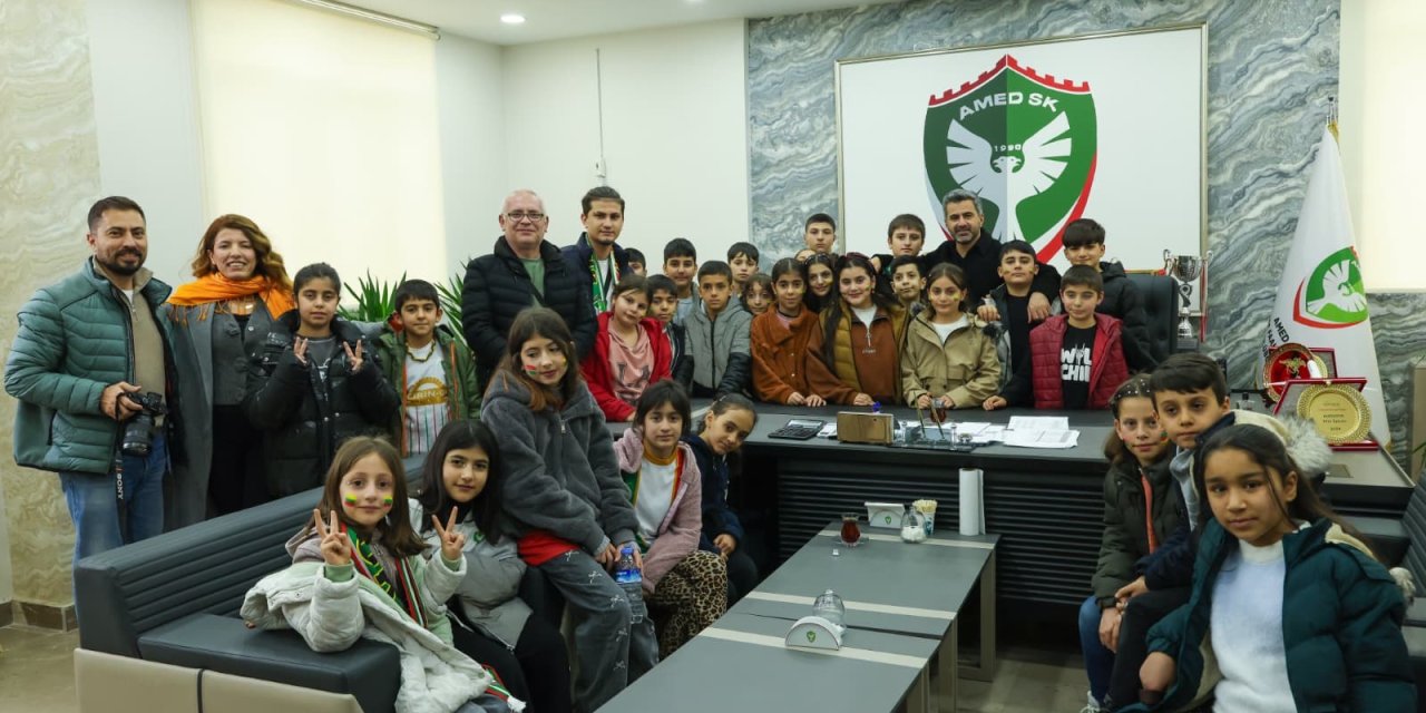 Amed Sportif Faaliyetler’e minik öğrencilerden anlamlı ziyaret