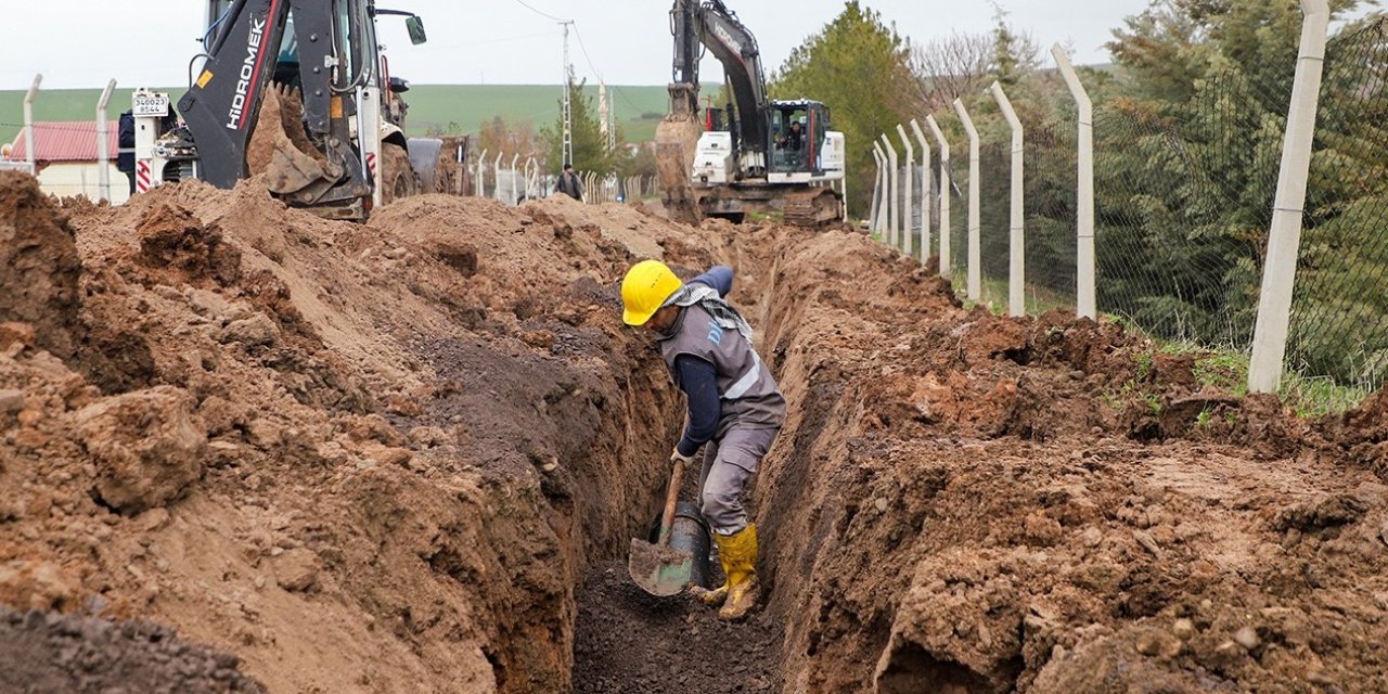 DİSKİ’den yeni kanalizasyon hattı