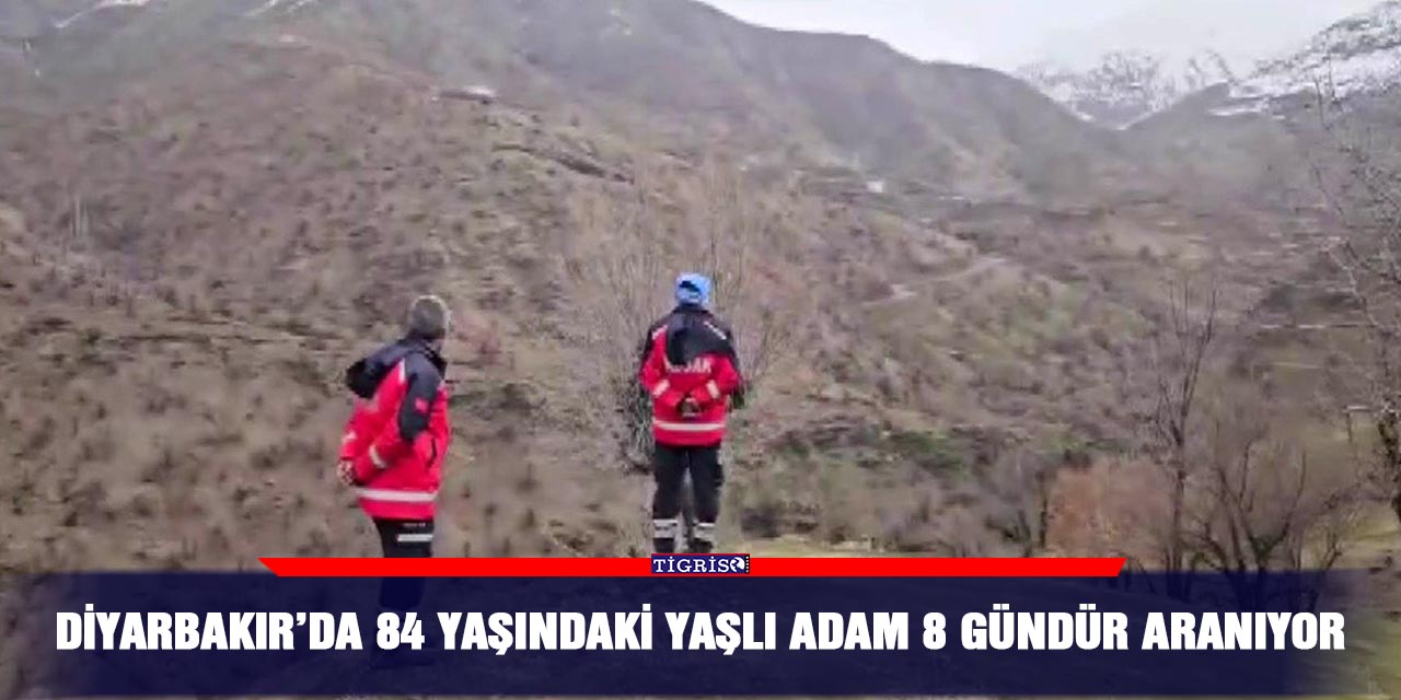 Diyarbakır’da 84 yaşındaki yaşlı adam 8 gündür aranıyor