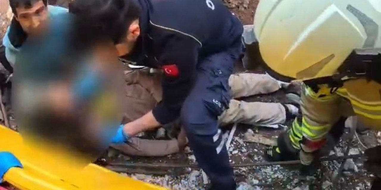 Diyarbakır’da başına demir saplanan işçi ağır yaralandı