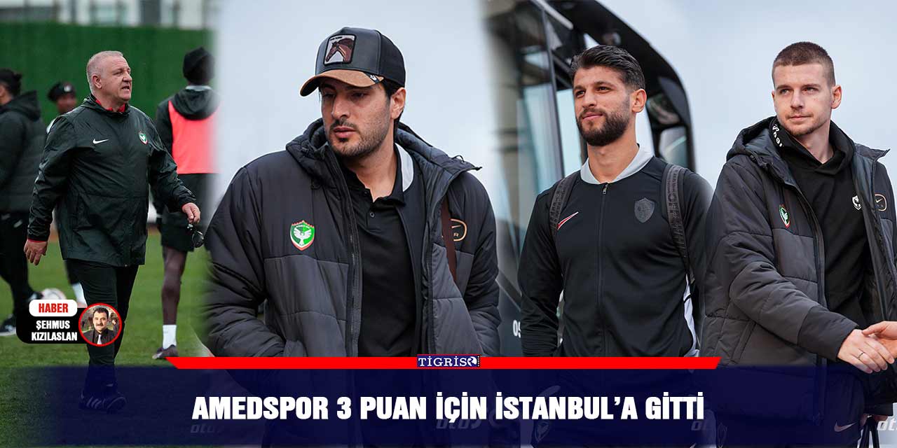 Amedspor 3 puan için İstanbul’a gitti