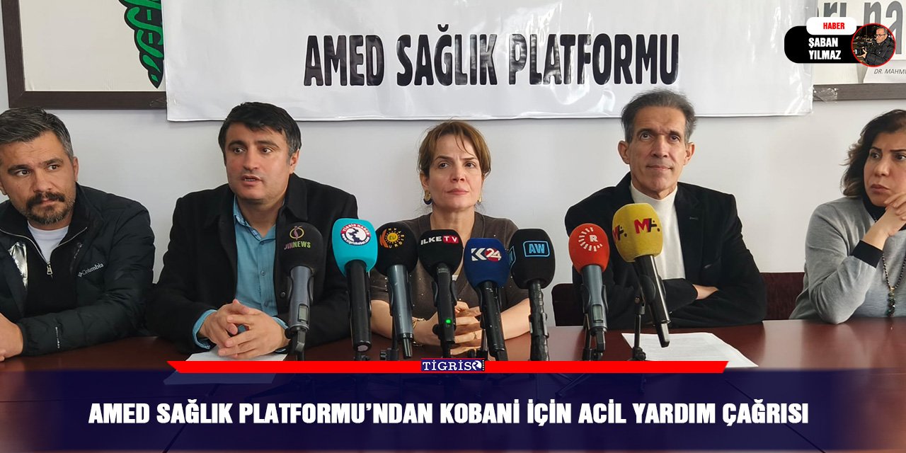 Amed Sağlık Platformu’ndan Kobani için acil yardım çağrısı